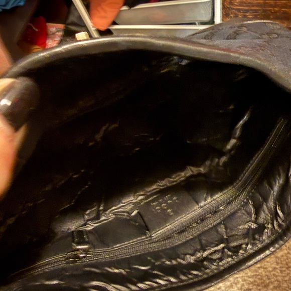 Gucci Vintage GG Monogram Canvas Jackie O-Hobo Bag with Web Stripe - FREE SHIP - Picture 8 of 15